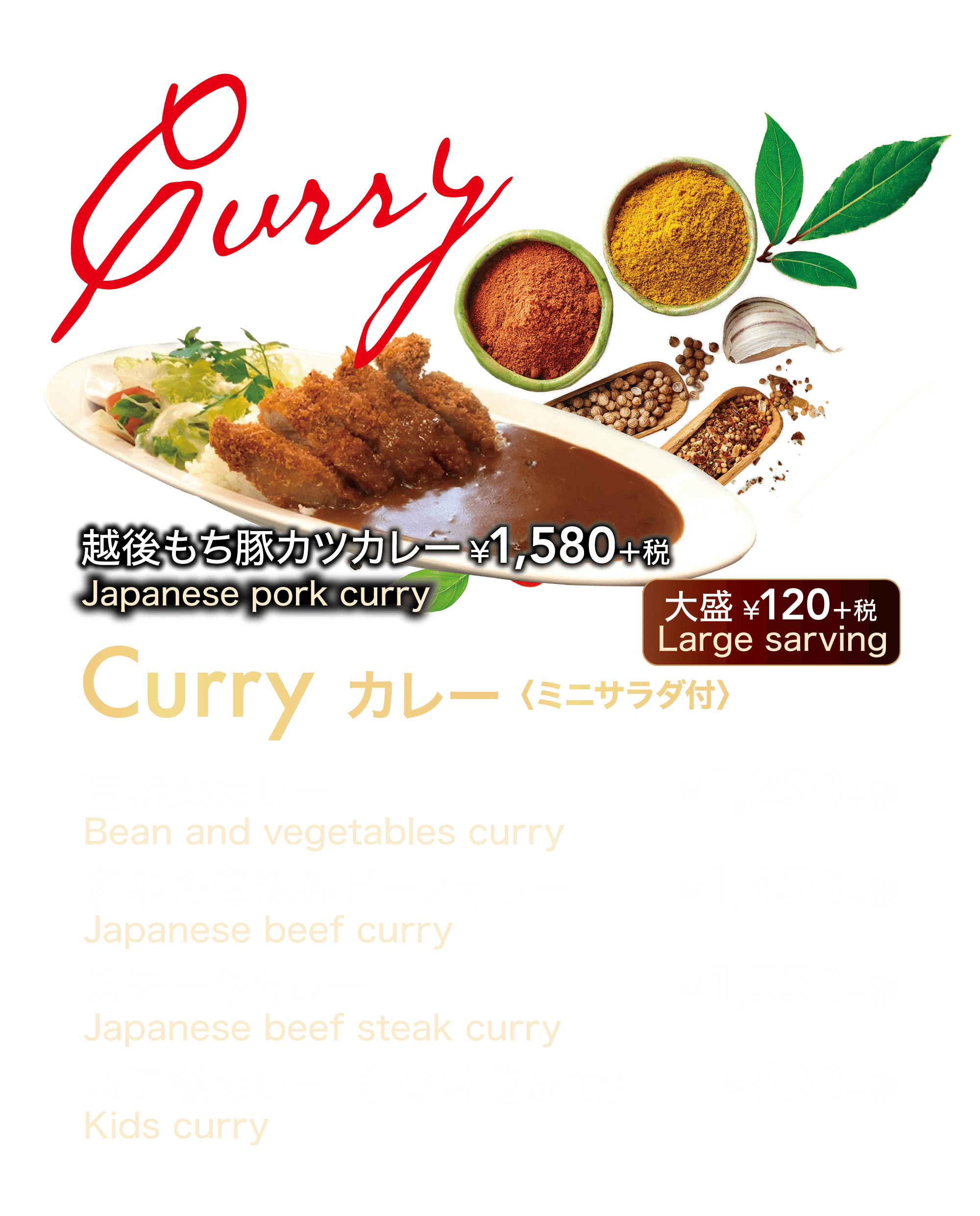 ビトローグランドメニューカレー画像
